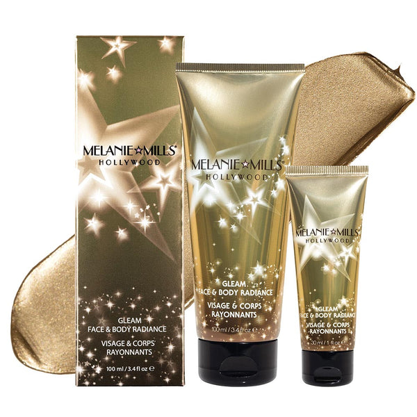 Gold Shimmer Lotion: Face & Body – Melanie Mills Hollywood